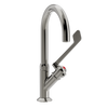 SP Stand valve with Ø150mm spout for hot water