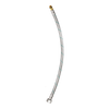 Connection hose w. transition to screw thread